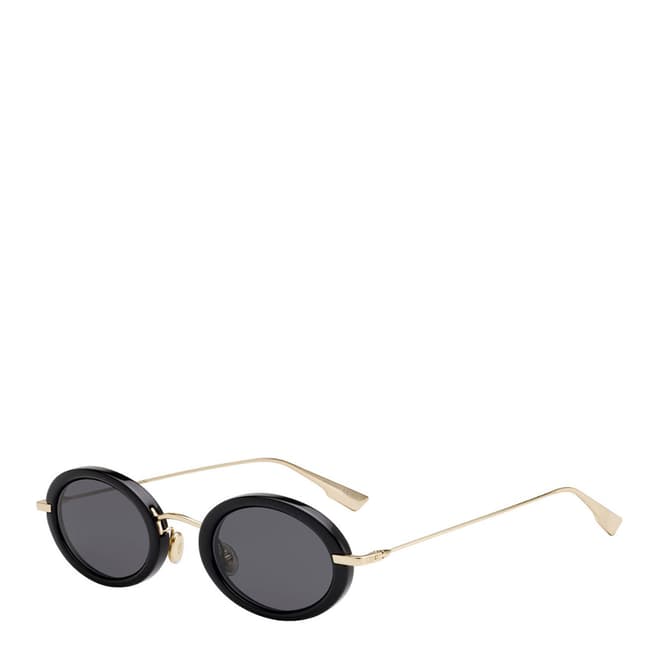Dior Unisex Black/Gold Dior Sunglasses 46mm