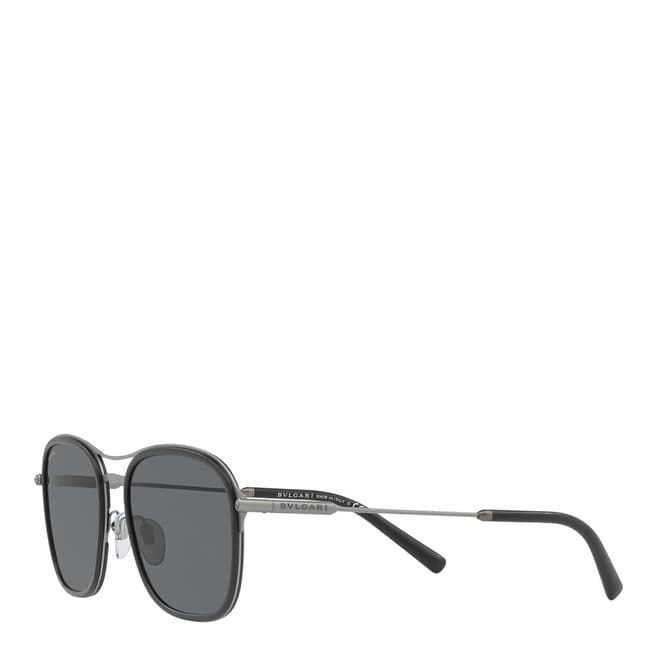 Bvlgari Men's Grey Bvlgari Sunglasses 56mm