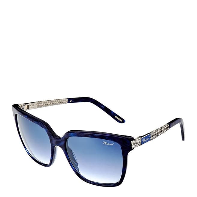 Chopard Women's Navy Blue Chopard Sunglasses 56mm