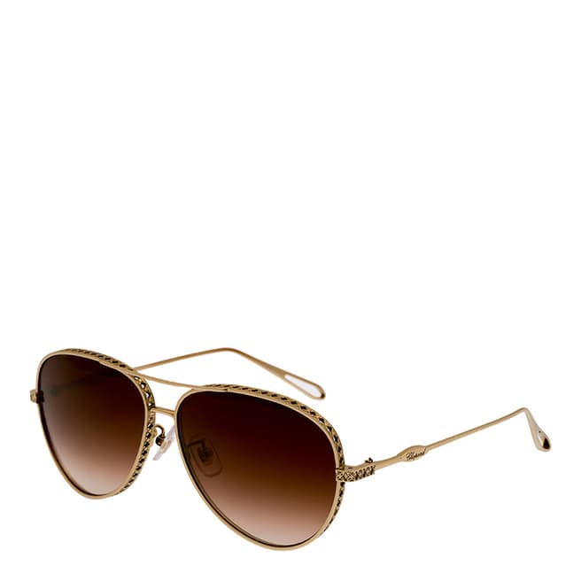 Chopard Women's Brown/Gold Chopard Sunglasses 59mm