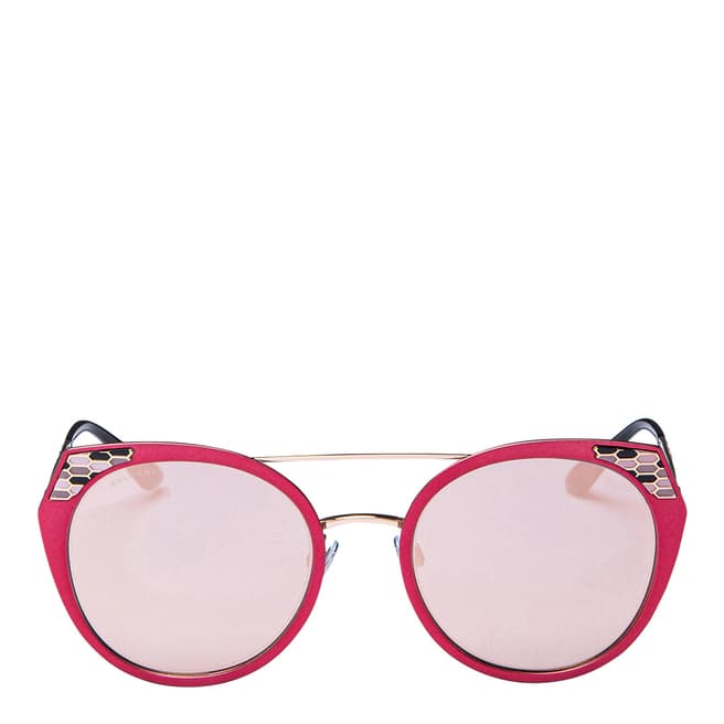 Bvlgari Women's Pink/Gold Bvlgari Sunglasses 53mm