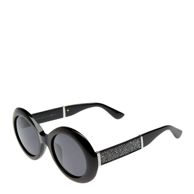 Jimmy Choo Women's Glitter Black Jimmy Choo Sunglasses 51mm
