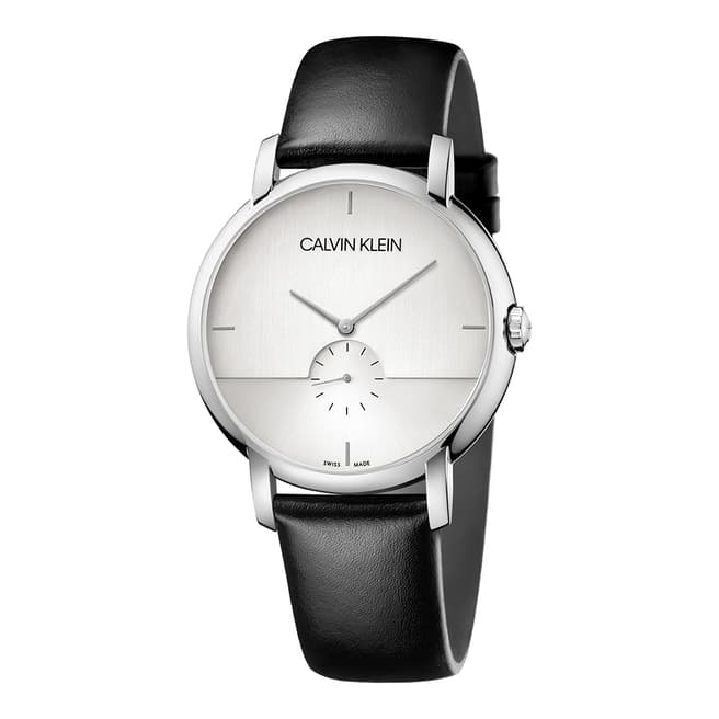 Calvin Klein Black Silver Established Watch 43mm