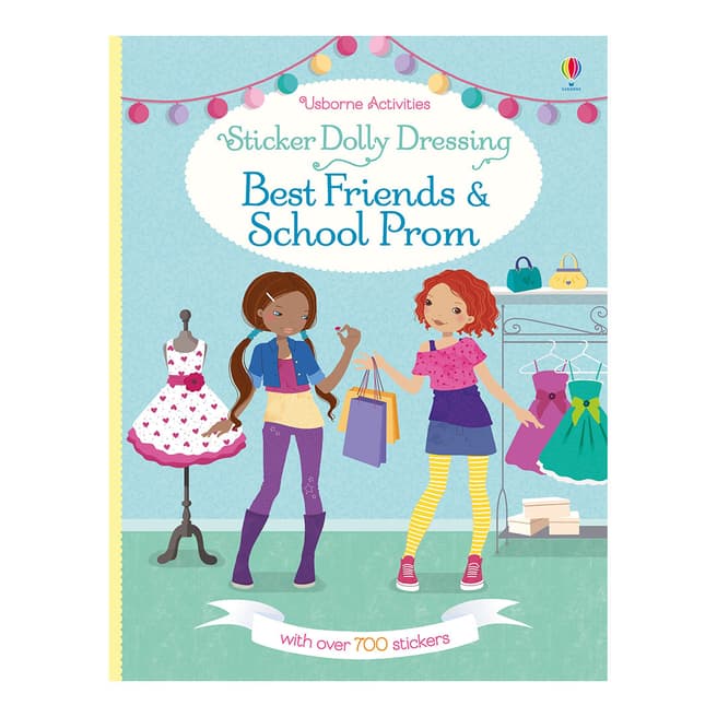 Usborne Books Sticker Dolly Dressing Best Friends/School Prom