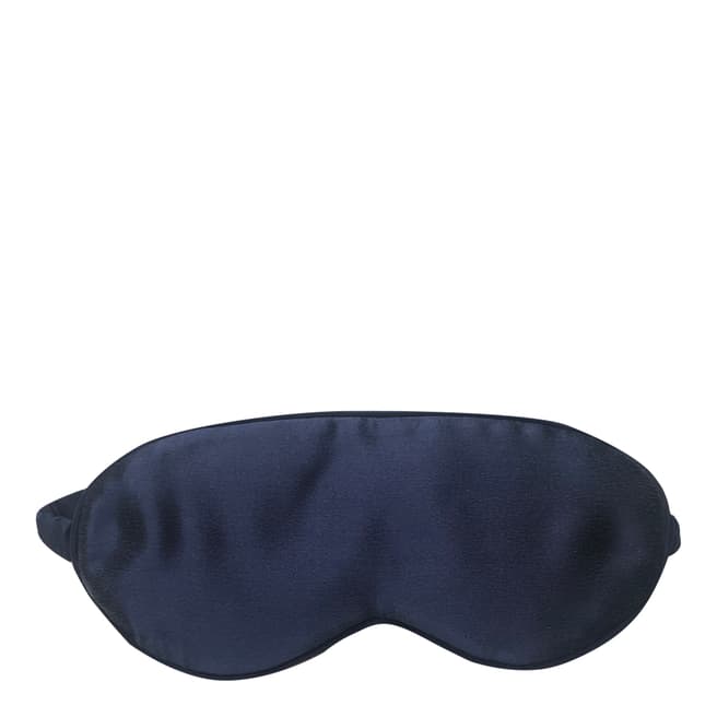 JayLey Collection Navy Hand Made Pure Silk Eye Mask