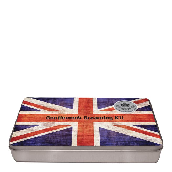 Robert Frederick Union Jack Gent's 5 Piece Grooming Kit In Tin