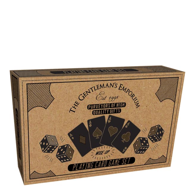 Robert Frederick Gentleman's Emporium Kraft Playing Card/Dice Set In A Box