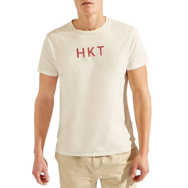 Hackett London White Logo T-Shirt