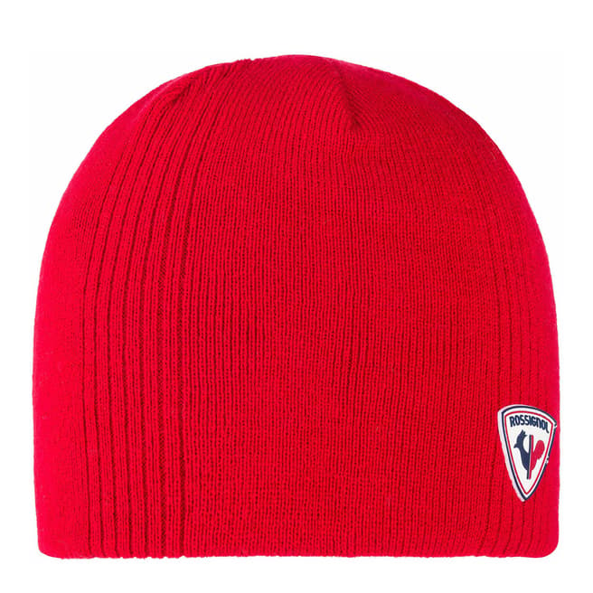 Rossignol Red Hug Beanie Hat