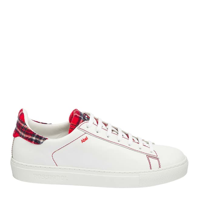 Rossignol White/Tartan Red Abel Sneakers