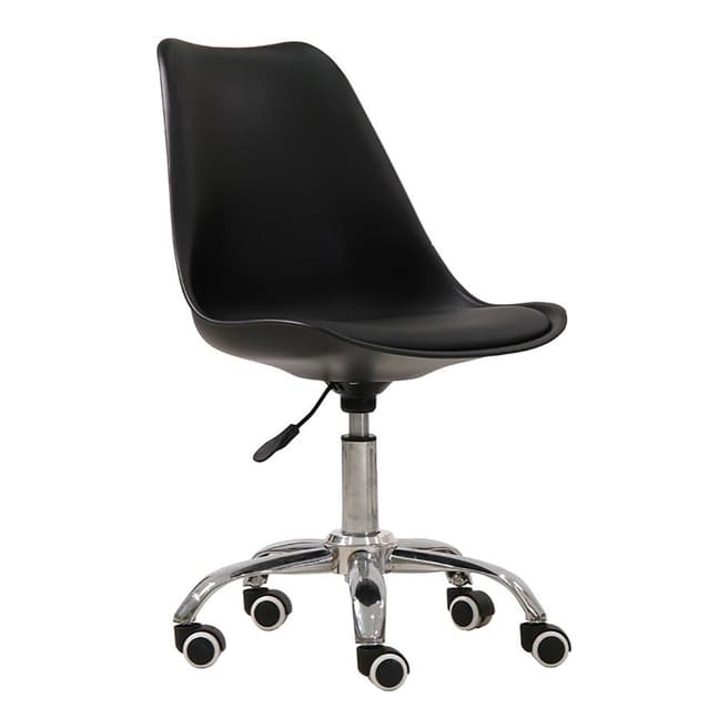 Furniture Interiors Orsen Swivel Office  Chair, Black