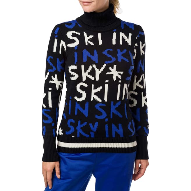 Rossignol Blue Wifi Turtleneck Sweater