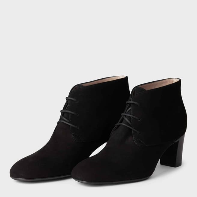 Hobbs London Black Patricia Suede Ankle Boots