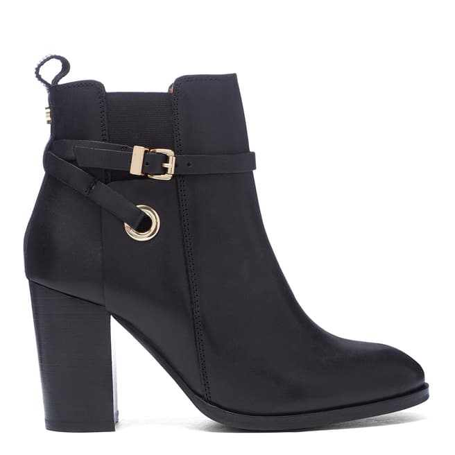Carvela Black Leather Stacey Ankle Boots