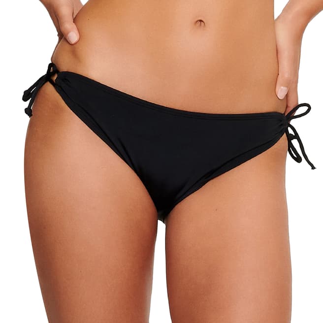 LingaDore Black Jaimi Tie Side Bikini Bottom