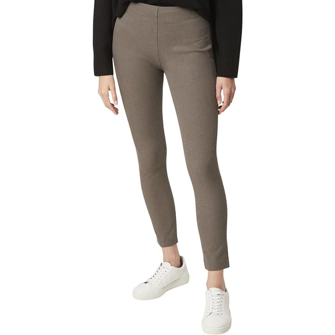 French Connection Camel/Black Calimero Stretch Trousers