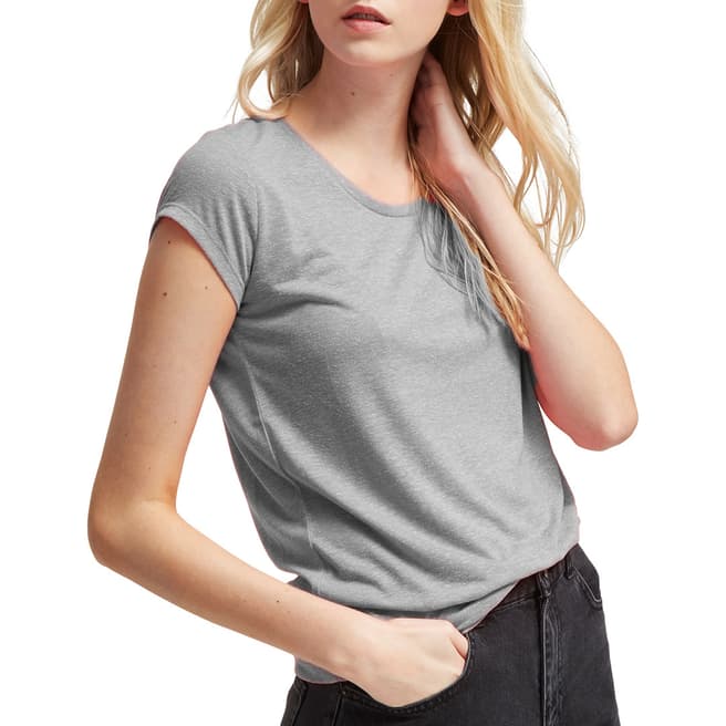 French Connection Grey Hetty Marl T-Shirt