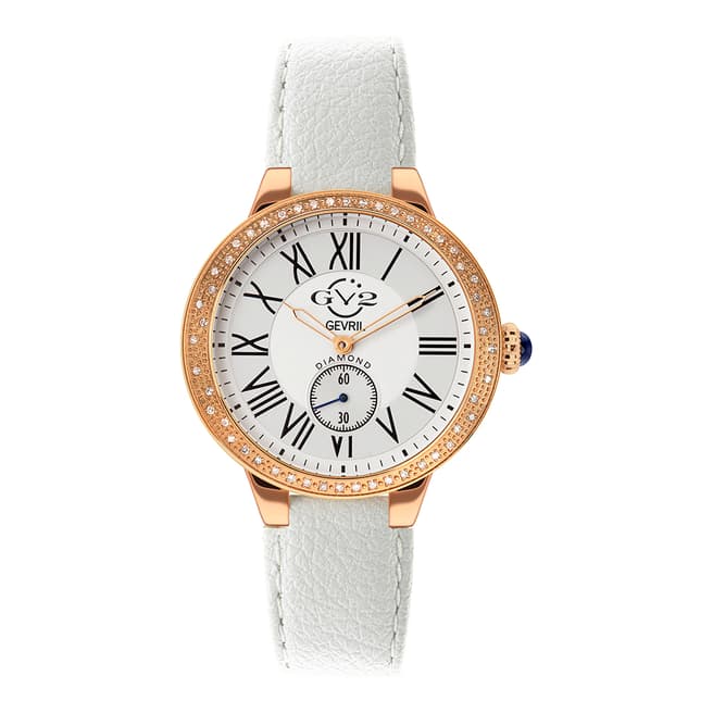 Gevril Women's White Astor Watch 
