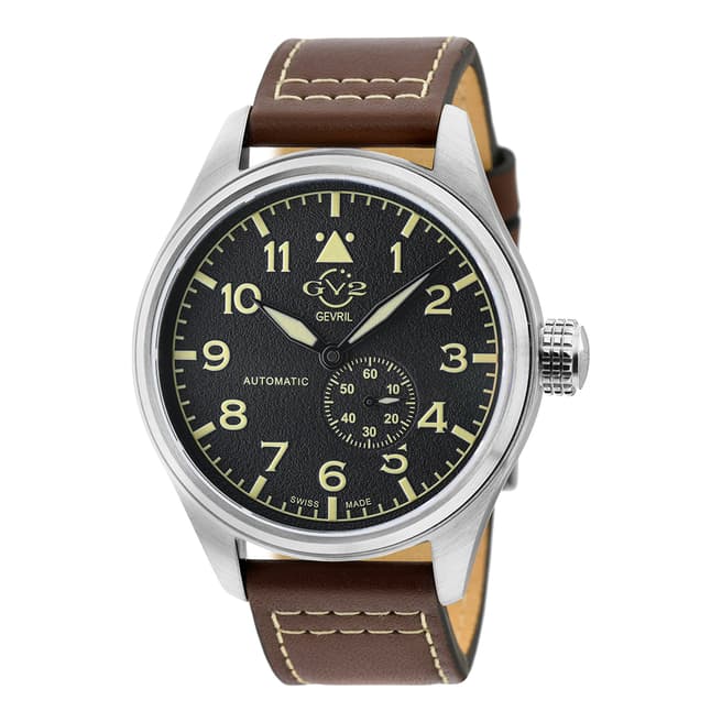Gevril Men's Brown Aeuronautica Watch
