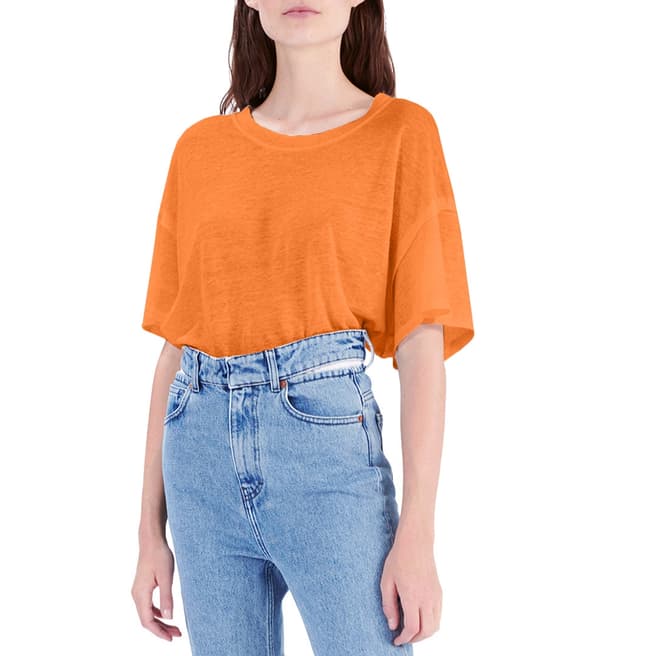 IRO Orange Motion Loose T-Shirt 