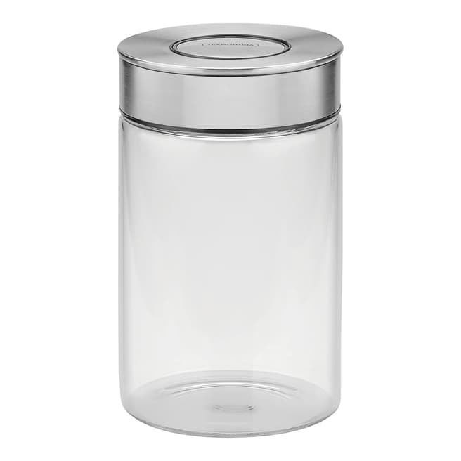 Tramontina Set of 4 Glass Canisters with Airtight Seal, 1L