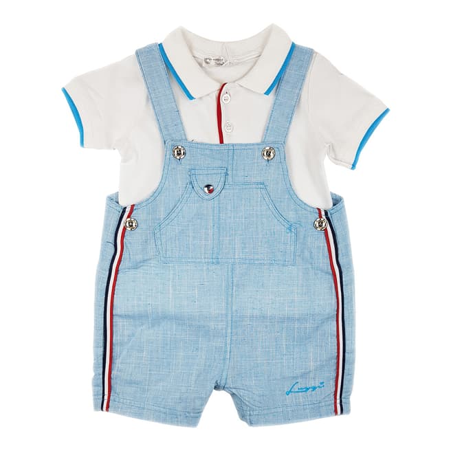 Luggi Baby Boy's Blue Top & Trousers Set