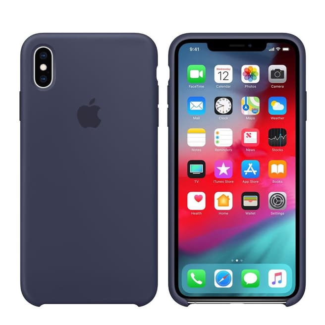 Apple Midnight Blue iPhone Xs Max Silicone Case