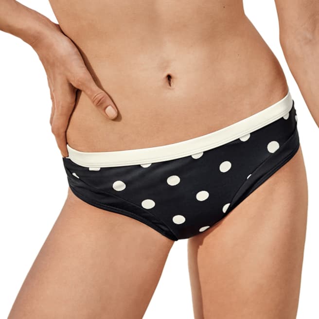 Boden Navy, Linear Brand Spot Santorini Bikini Bottoms