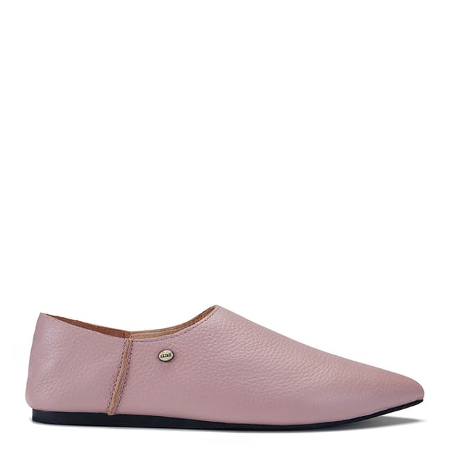 Australia Luxe Collective Pink Buff Leather Kuta Slippers