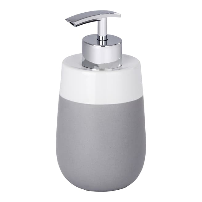 Wenko Malta Soap Dispenser, Grey/White