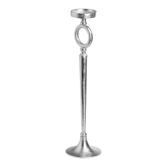 Hill Interiors Cast Silver Medium Decacor Candle Stand