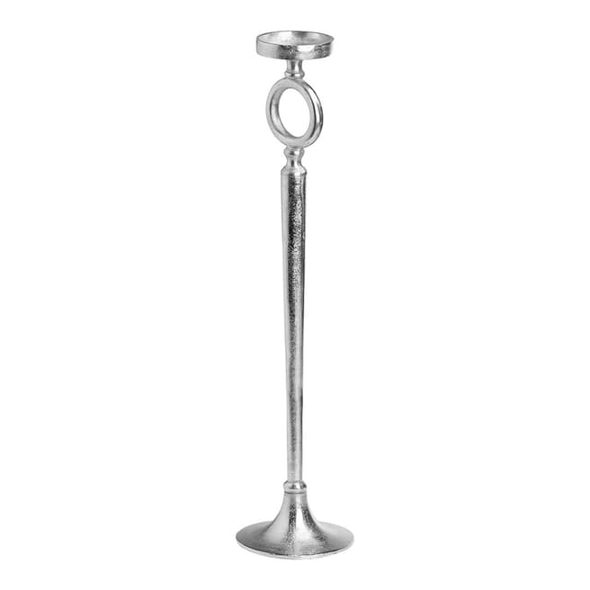Hill Interiors Cast Silver Large Decacor Candle Stand