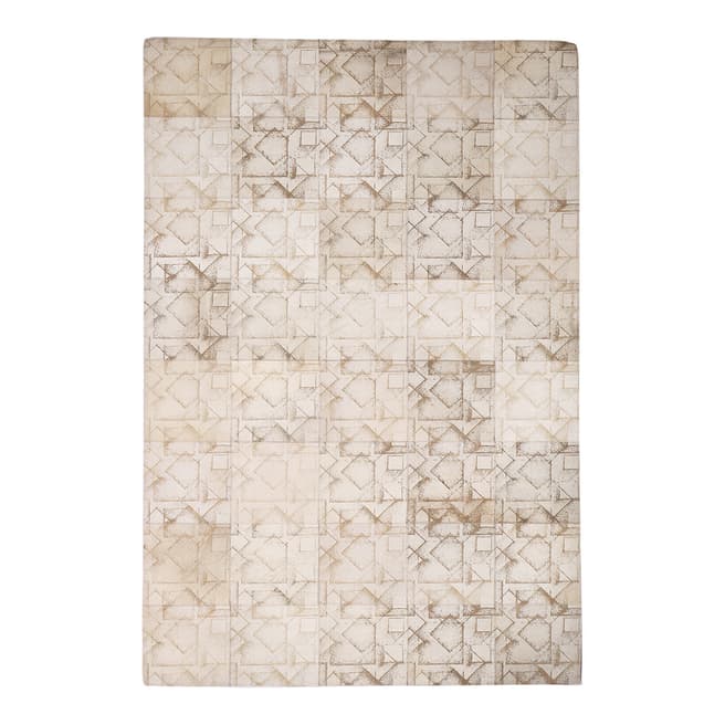 Limited Edition Silver Leather Rug, 240x150cm