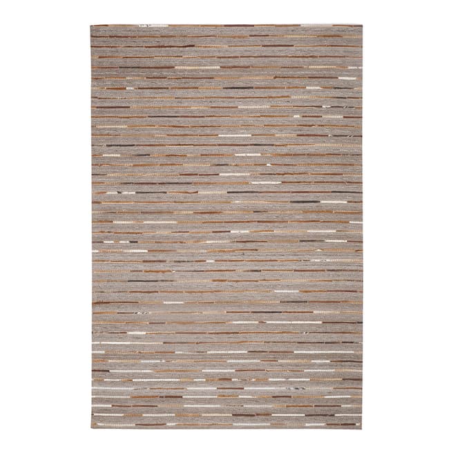 Limited Edition Tan Leather Rug, 230x150cm