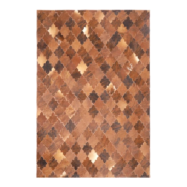 Limited Edition Exotic Leather Rug, 220x145cm