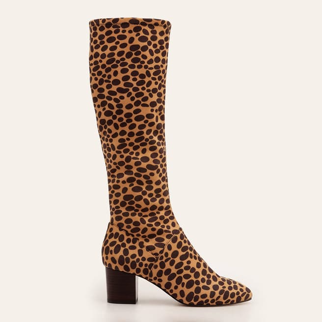 Boden Round Toe Stretch Boots