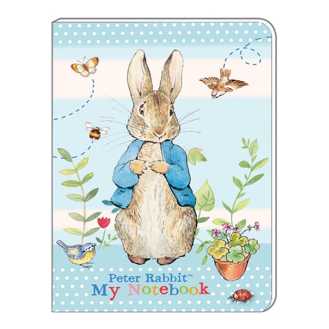 Peter Rabbit Pastel Stripes A5 Soft Cover Note Book