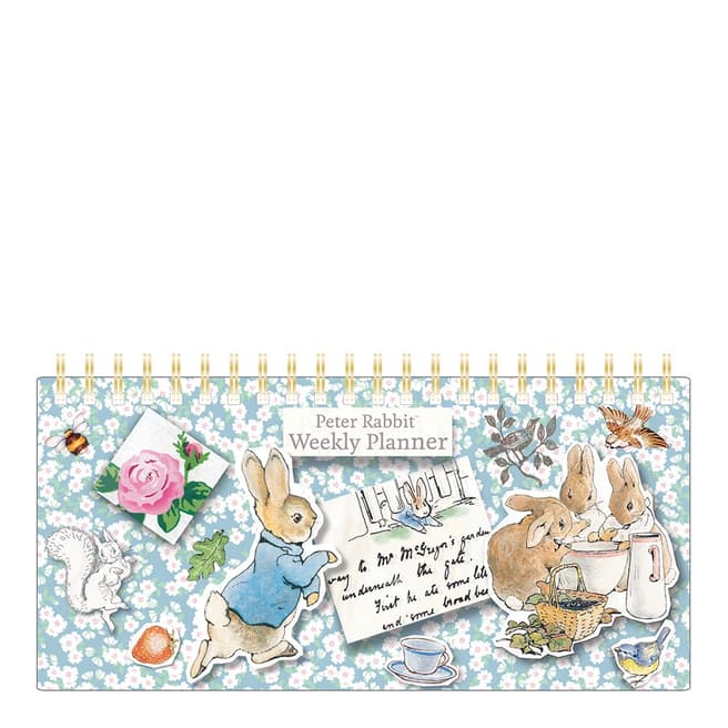 Peter Rabbit Pin Up Landscape Weekly Planner
