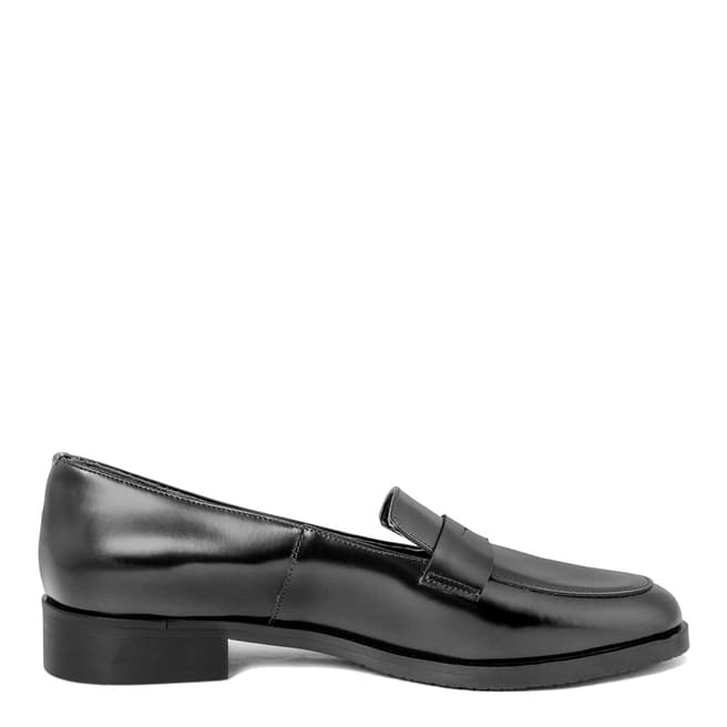 Bluetag Black Leather Loafers