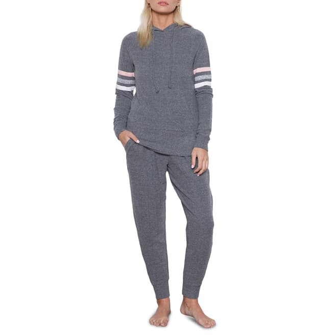 Tart Collections Charcoal With Multi Stripes Monica Jogger Set