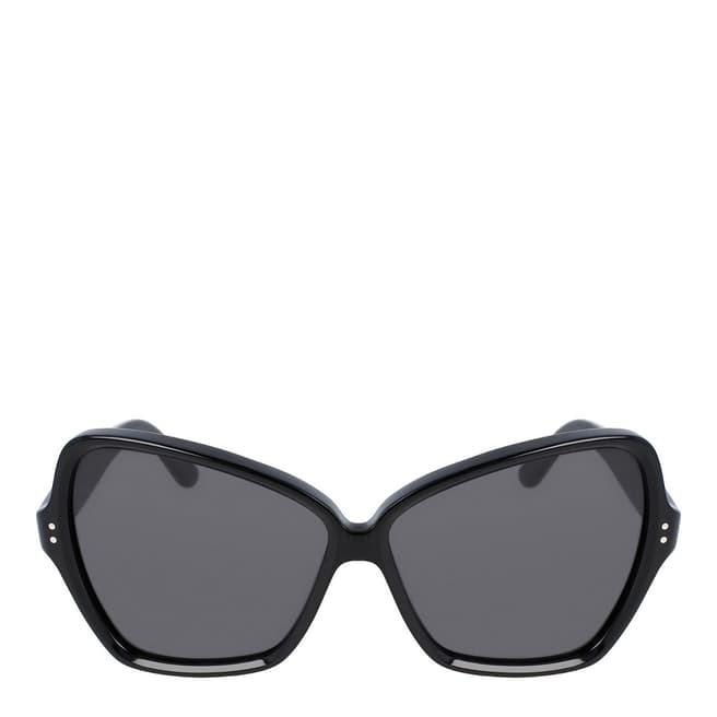Celine Women's Shiny Black/Smoke Celine Sunglasses 64mm
