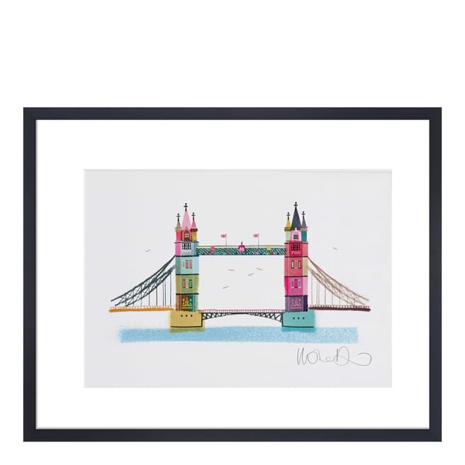 Ilona Drew Tower Bridge London 40x50cm Framed Print
