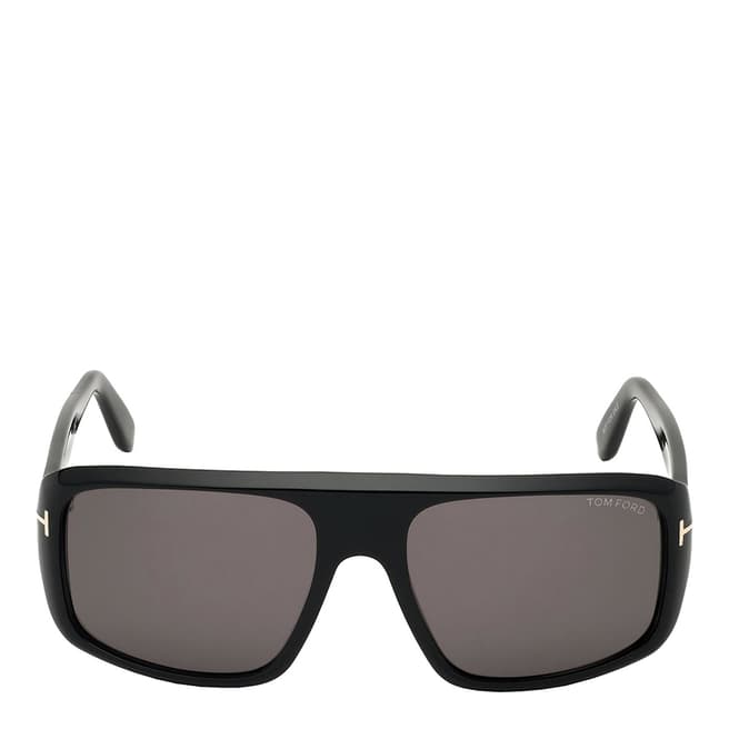 Tom Ford Men's Shiny Black/Smoke Tom Ford Sunglasses 59mm