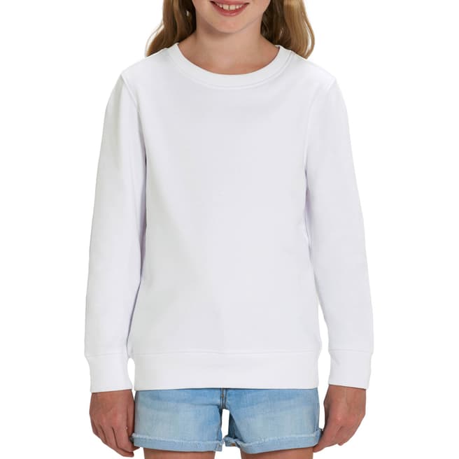 Metanoia Kid's White Iconic Sweatshirt