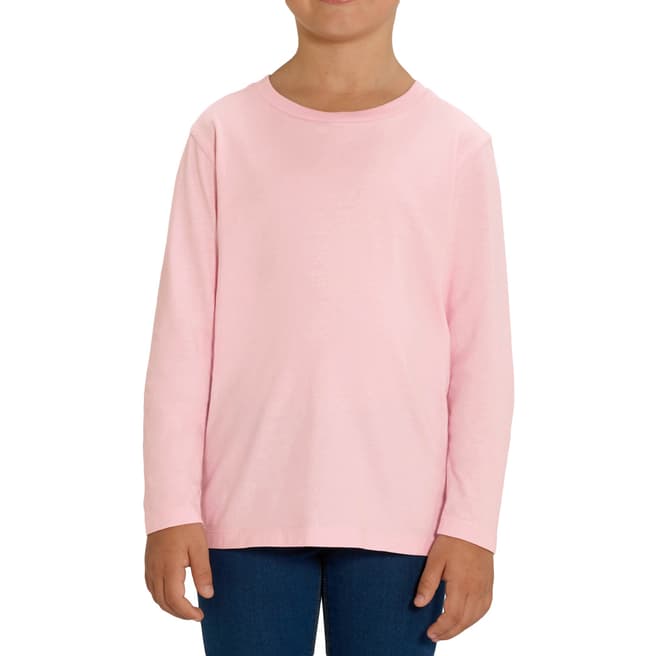 Metanoia Kid's Cotton Pink Long Sleeve Tee