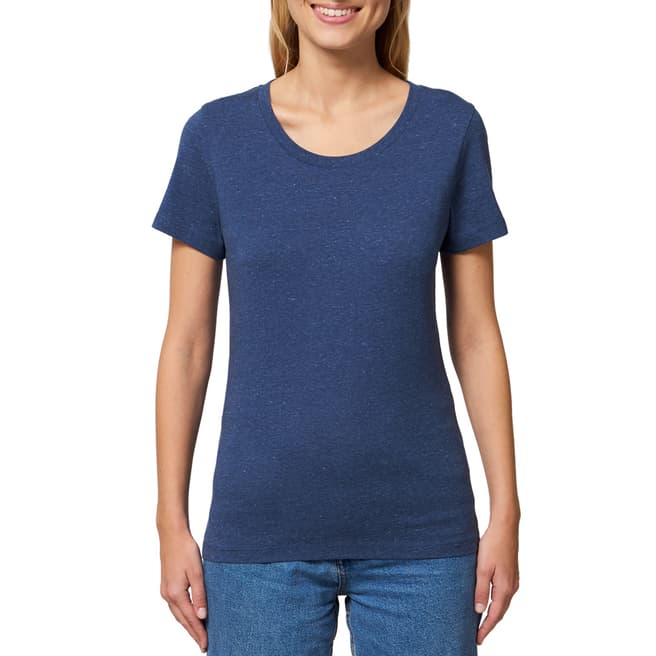 Metanoia Snow Mid Blue Expresser Fitted Tee