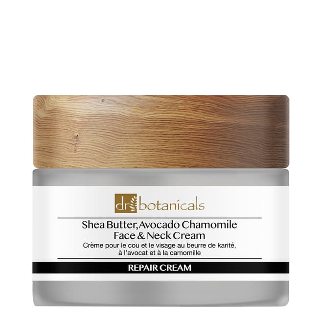 Dr. Botanicals Shea Butter & Avocado Face & Neck Cream with Chamomile