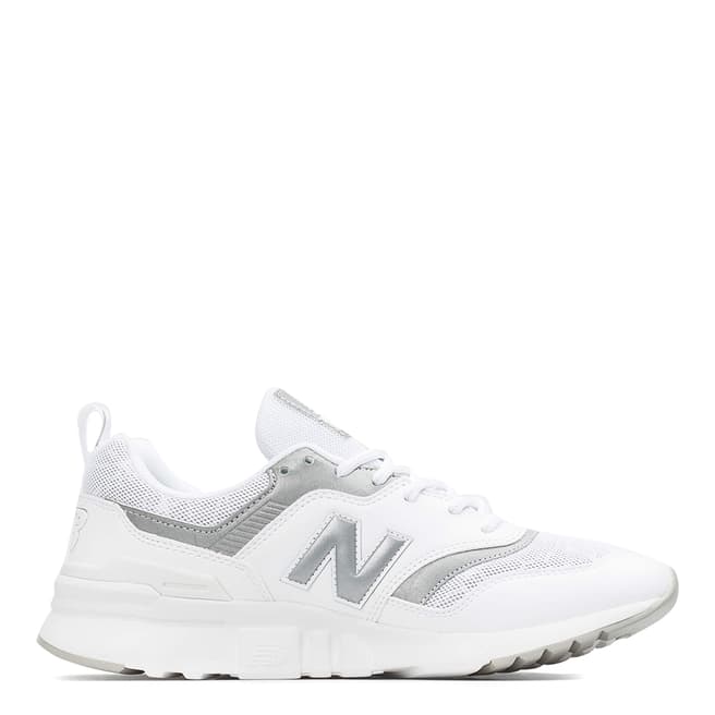 New Balance White 997 Sneaker