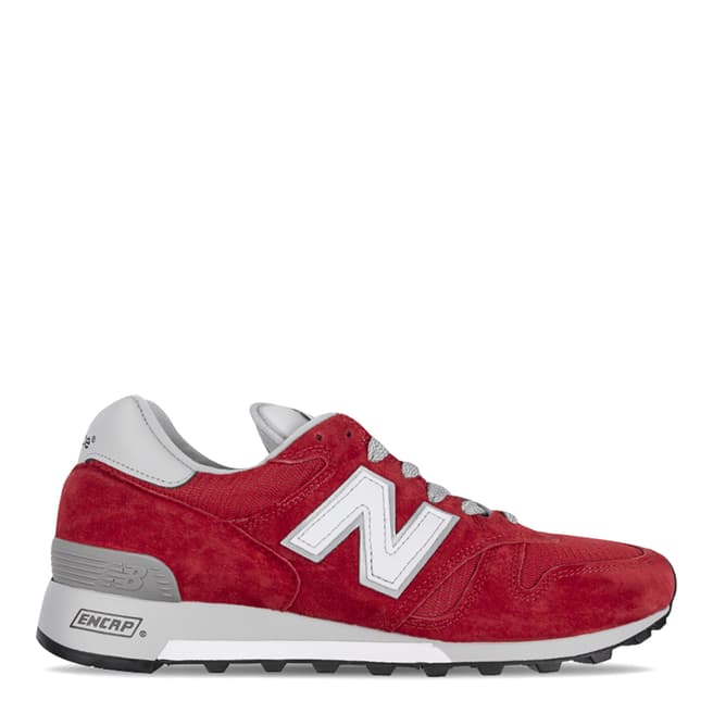 New Balance: Made In U.S Red 1300 Sneaker
