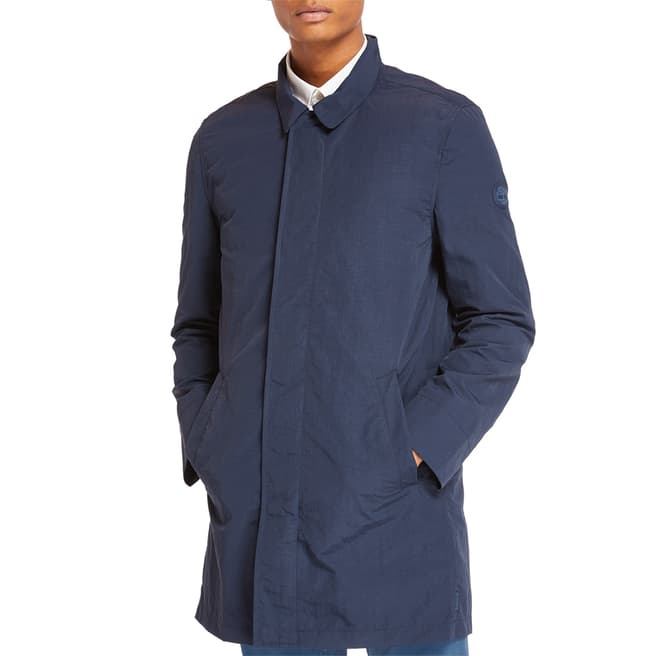 Timberland Navy 3 In 1 Cotton Blend Parka